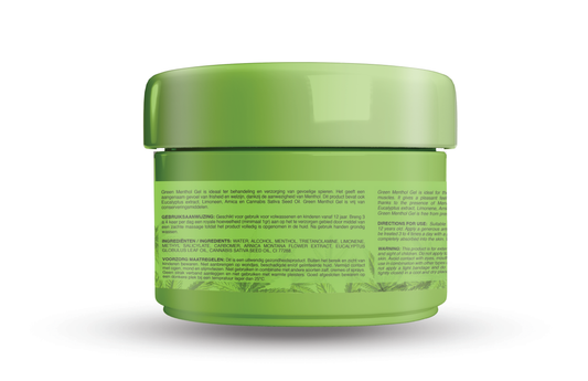Green Menthol Gel - Spier- en Gewrichtsgel - 450GR.