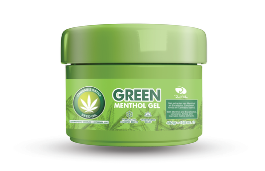 Green Menthol Gel - Spier- en Gewrichtsgel - 450GR.